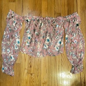 Off-Shoulder Floral Top
